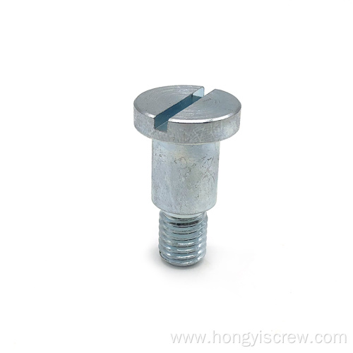 Custom Flat Head Slotted Half Threaded Shoulder Screws